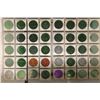40 ALUMINUM MARDI GRAS TOKENS: BOB EVENS,