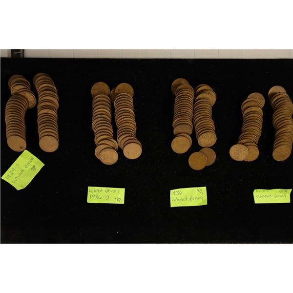 175 ASSORTED LINCOLN WHEAT CENTS: 48-1929-S,