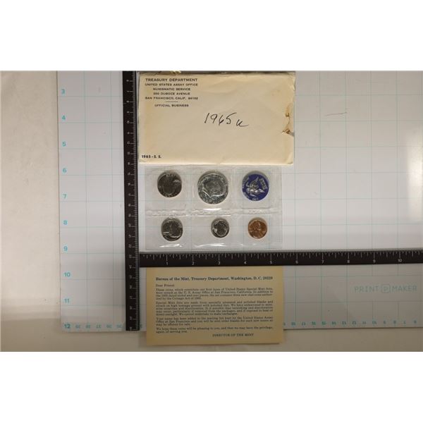 1965 US SPECIAL MINT SET WITH BOX