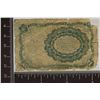Image 2 : 1871 10 CENT US FRACTIONAL CURRENCY TOUGHER SHAPE