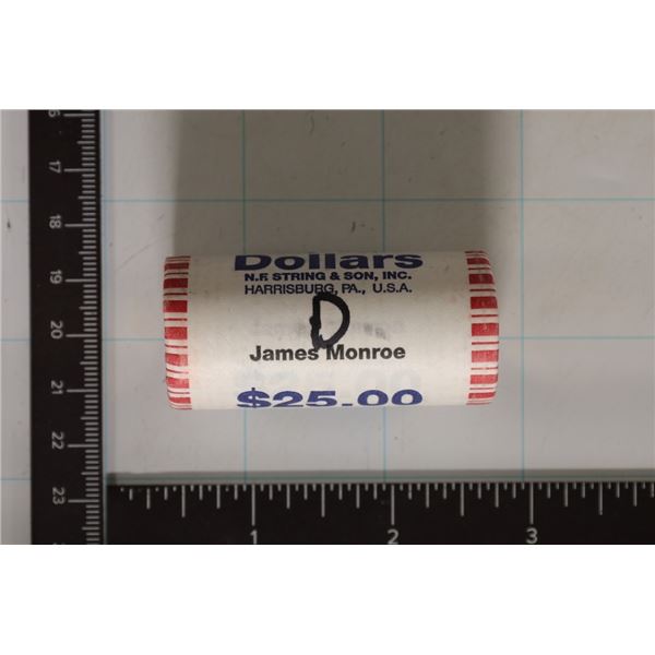 2008-D SOLID DATE $25 ROLL OF BU PRESIDENTIAL