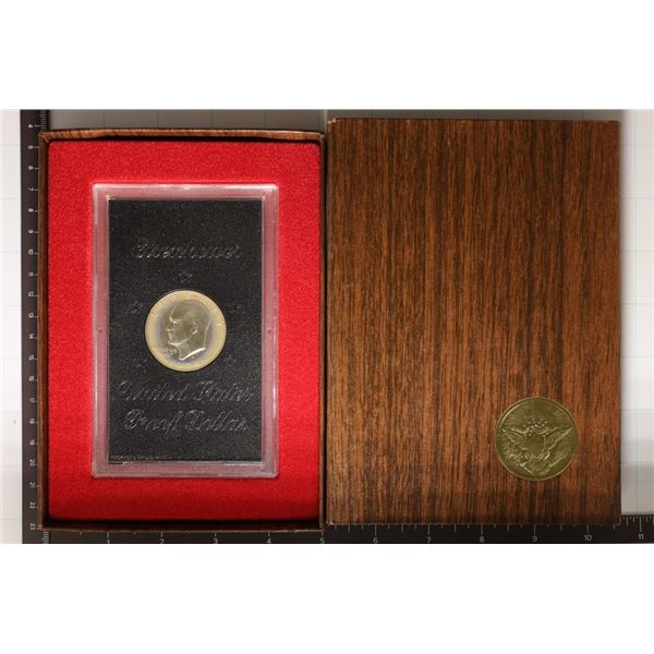 1974 IKE SILVER DOLLAR (BROWN PACK)