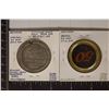 Image 2 : 2-$5 METAL CASINO GAMING TOKENS: TOPAZ LODGE AND