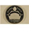 Image 1 : .76 OZ. PF STERLING SILVER PAPAL 1987 VISIT