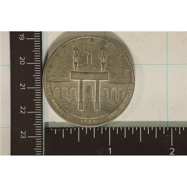 1986-S US SILVER "LOS ANGELES OLYMPIAD" DOLLAR