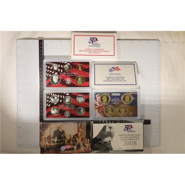2008 US SILVER PROOF SET (WITHOUT BOX) NO CERT.