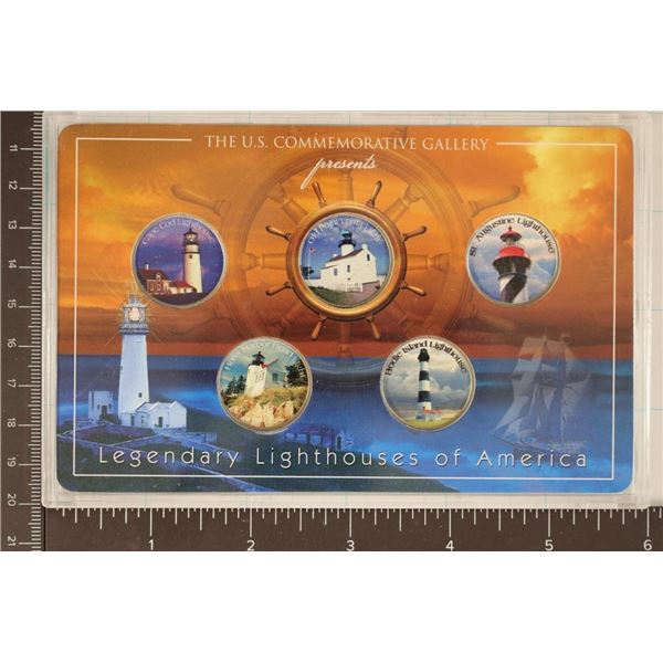 LEGENDARY LIGHTHOUSES OF AMERICA, 5 US STATE