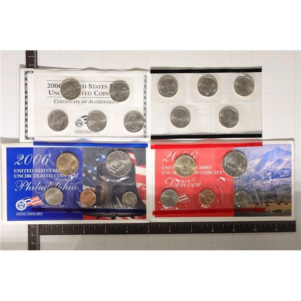 2006 US MINT SET (UNC) P/D (WITH ENVELOPES) AND