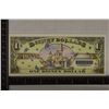 Image 2 : 2005 DISNEY $1 CRISP UNC COLORIZED BILL "DUMBO"
