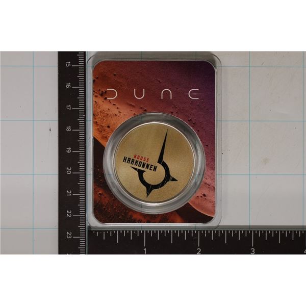 1 OZ. .999 FINE SILVER "HOUSE HARKONNEN" DUNE UNC