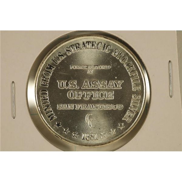 1 TROY OZ .999 FINE SILVER ROUND SILVER TRADE