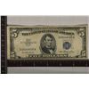 Image 1 : 1953 US $5 SILVER CERTIFICATE BLUE SEAL