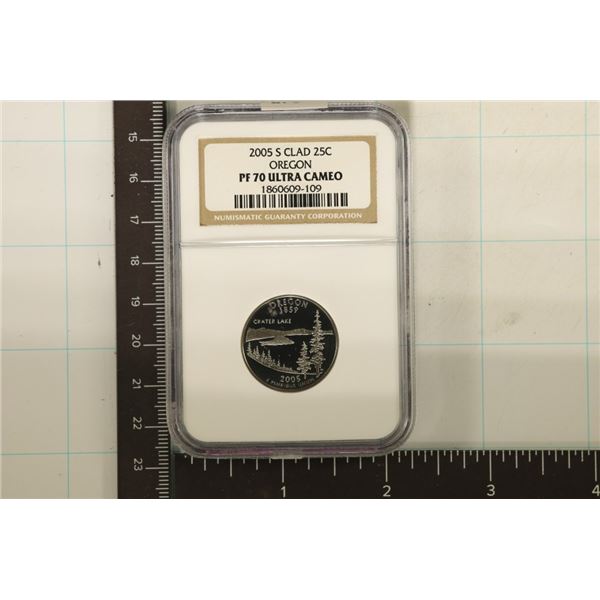 2005-S OREGON QUARTER NGC PF70 ULTRA CAMEO
