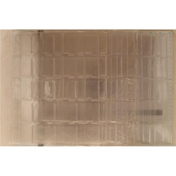 15 USED COIN COLLECTOR PAGES WHICH HOLD 20-2"X2"