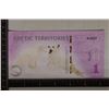 Image 1 : 2012 ARCTIC TERITORRIES 1 POLAR DOLLAR CU POLYMER