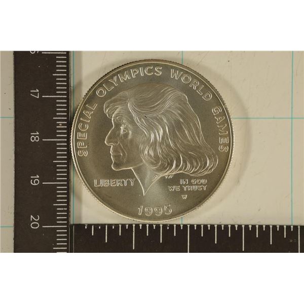 1995-W US UNC SILVER DOLLAR "SPECIAL OLYMPICS" IN