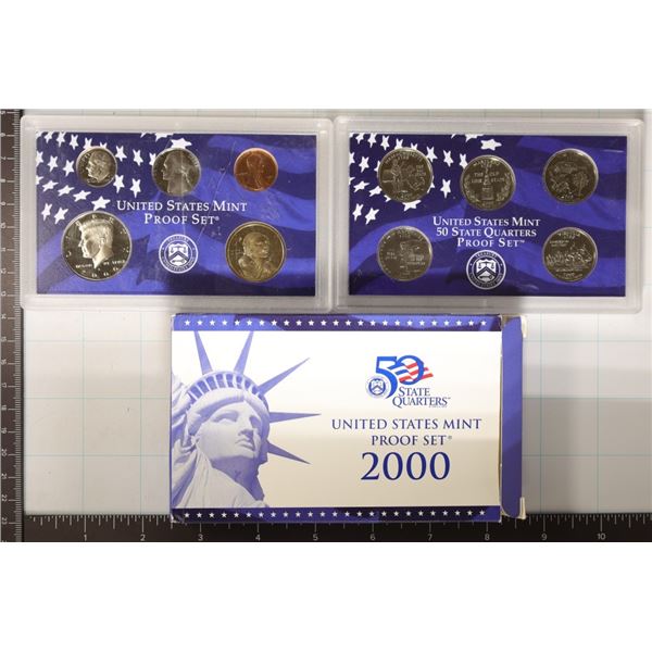 2000 US PROOF SET (WITH BOX) NO CERTIFICATE