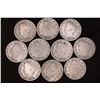 Image 1 : 10 ASSORTED LIBERTY "V" NICKELS: 1900-1912-D