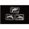 Image 1 : 3-1 GRAM SILVER PROOF "HANDGUN" THEMED INGOTS