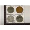 Image 1 : 4-$1 METAL CASINO GAMING TOKENS: SAHARA, NEVADA