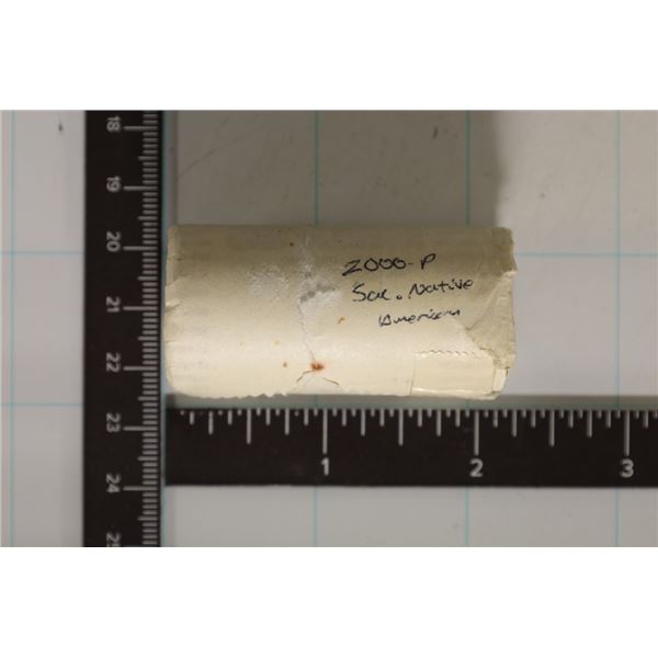 2000-P SOLID DATE $25 ROLL OF BU NATIVE AMERICAN