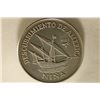 Image 1 : 1981 CUBA 1 PESO UNC COIN COLUMBUS SHIP "NINA"