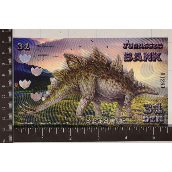2015 JURASSIC BANK 31 DIN CU POLYMER COLORIZED