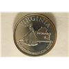 Image 1 : .52 OZ PROOF STERLING SILVER VIRGINIA STATE ROUND