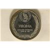 Image 2 : .52 OZ PROOF STERLING SILVER VIRGINIA STATE ROUND