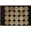 Image 2 : 20 ASSORTED 35% SILVER JEFFERSON WAR NICKELS