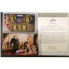 Image 1 : 2007 US PRESIDENTIAL DOLLAR 4 COIN PF SET WITH BOX