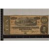 Image 1 : 1864 CONFEDERATE STATE OF AMERICA $10 OBSOLLETE