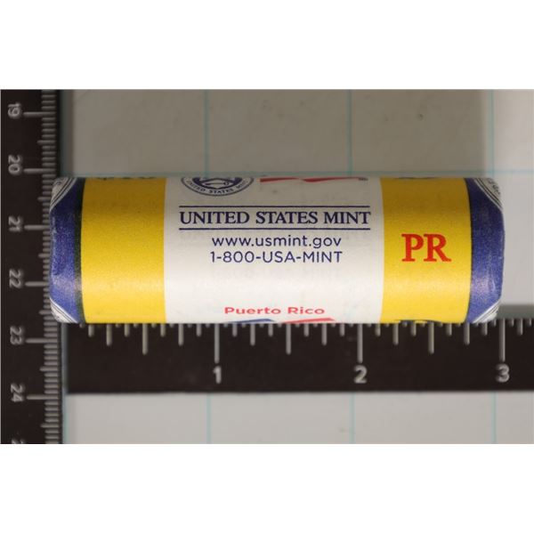 2009-D SOLID DATE $10 ROLL OF BU PUERTO RICO