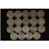 Image 1 : 19 ASSORTED JFK HALF DOLLARS: 1972-1979