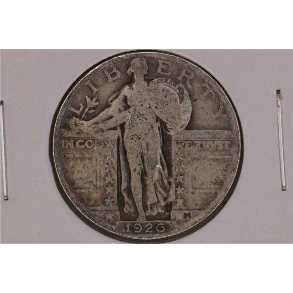 1926 SILVER STANDING LIBERTY QUARTER