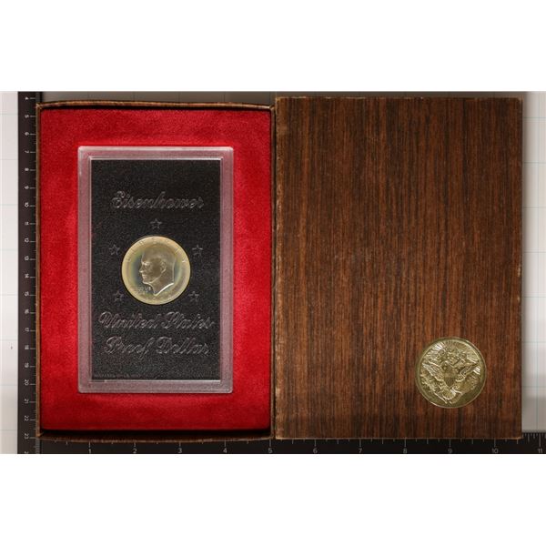 1974 IKE SILVER DOLLAR (BROWN PACK)