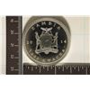 Image 2 : SILVER PLATED 2014 ZAMBIA PROOF 1000 KWACHA COIN