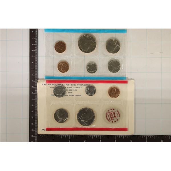 1972 US MINT SET (UNC) P/D/S (WITH ENVELOPE)