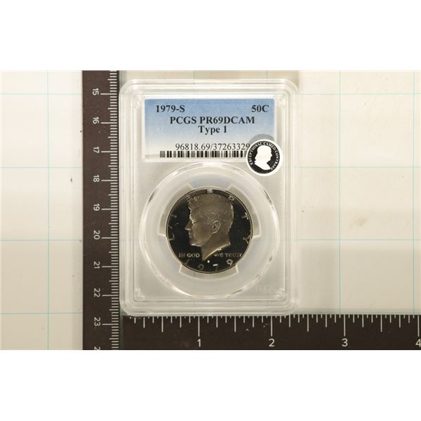 1979-S TYPE I KENNEDY HALF DOLLAR PCGS PR69 DCAM