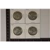 Image 1 : 4-1964 90% SILVER KENNEDY HALF DOLLARS UNC WATCH