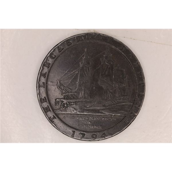 1794  CONDER TOKEN. THEY R MOSTLY 18TH CENTURY