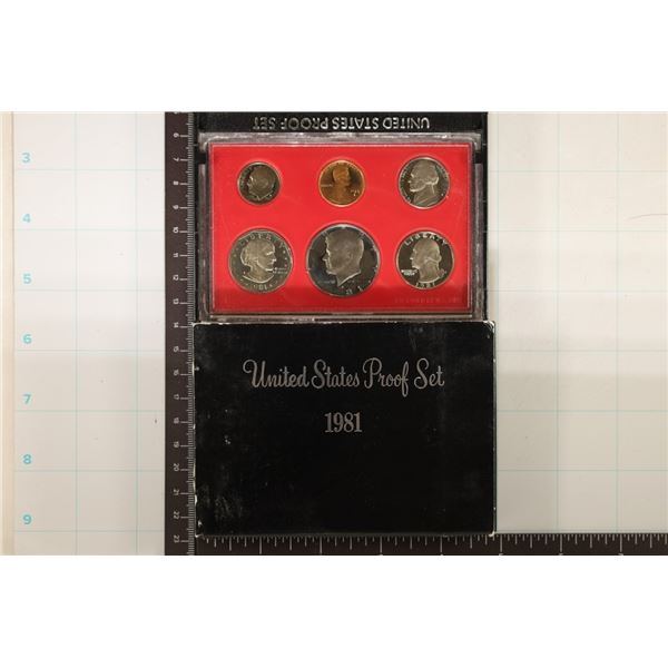 1981 US PROOF SET (WITH BOX)