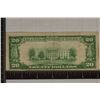 Image 2 : 1929 US $20 NATIONAL CURRENCY, BROWN SEAL. TYPE 1