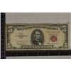 Image 1 : 1963 US $5 STAR NOTE RED SEAL