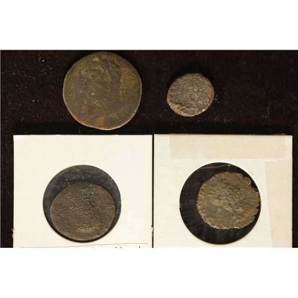 4 ROMAN ANCIENT COINS: BYZANTINE, 330-1453 A.D &2