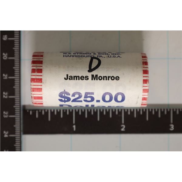 2008-D SOLID DATE $25 ROLE OF BU PRESIDENTIAL