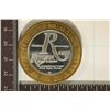 Image 2 : CASINO $10 SILVER TOKEN (UNC) 1995 RIVIERA HOTEL &