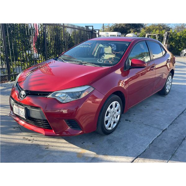 TOYT COROLLA 2014 T-2 DAYS