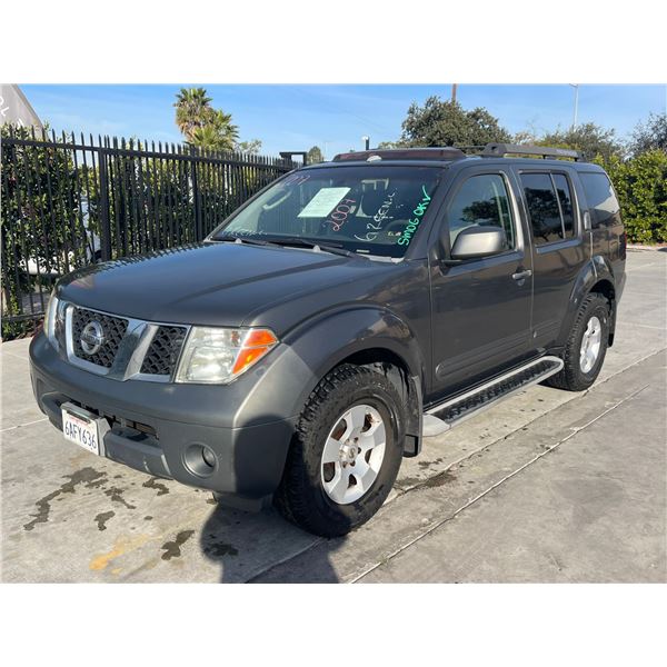 NISS PATHFINDER 2007 T-SMOG -2 DAYS