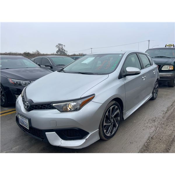 TOYT iM 2018 APP/DUP-T/EXP-ONLY-SMOG